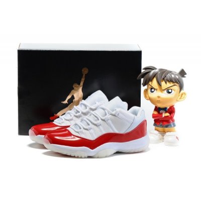 Nike Air Jordan 11 Low Beyaz / Kırmızı / Siyah Basketbol Ayakkabısı Türkiye - PD9K3YKO